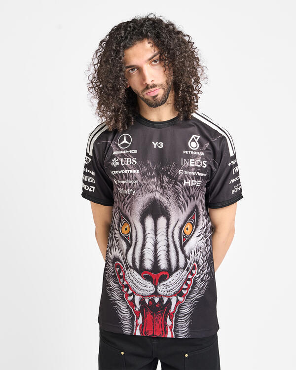 トップス Y-3 F1 DRVR SS JRS 2XL Y-3 x MERCEDES - AMG PETRONAS FORMULA 1 DRIVER Jersey | KT2226